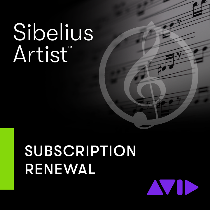 Sibelius Artist Subscription - RENEWAL