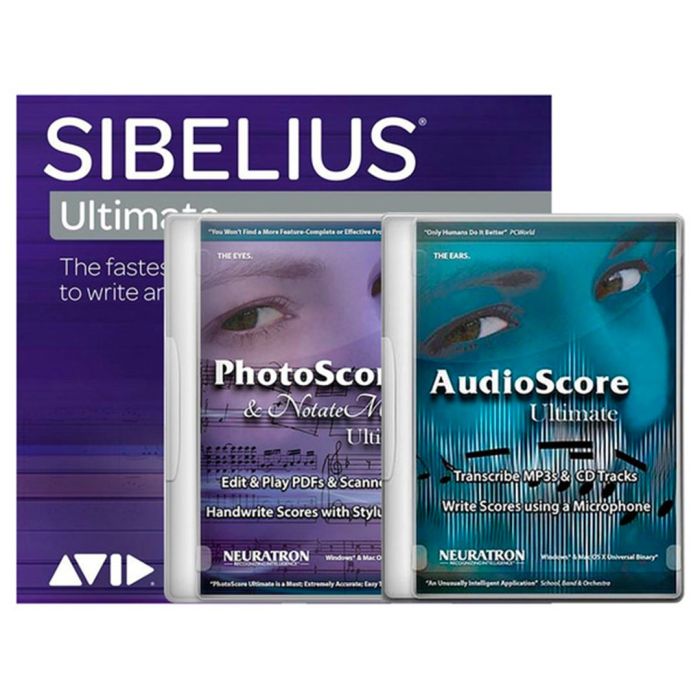 Sibelius Ultimate Perpetual License NEW + PhotoScore and NotateMe Ultimate + AudioScore Ultimate